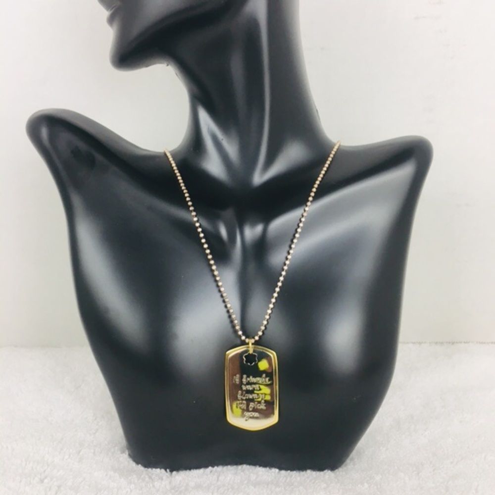 Mima & Oly If Friends Were Flowers Dog Tag